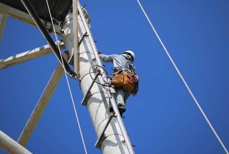 保守・点検工事の様子